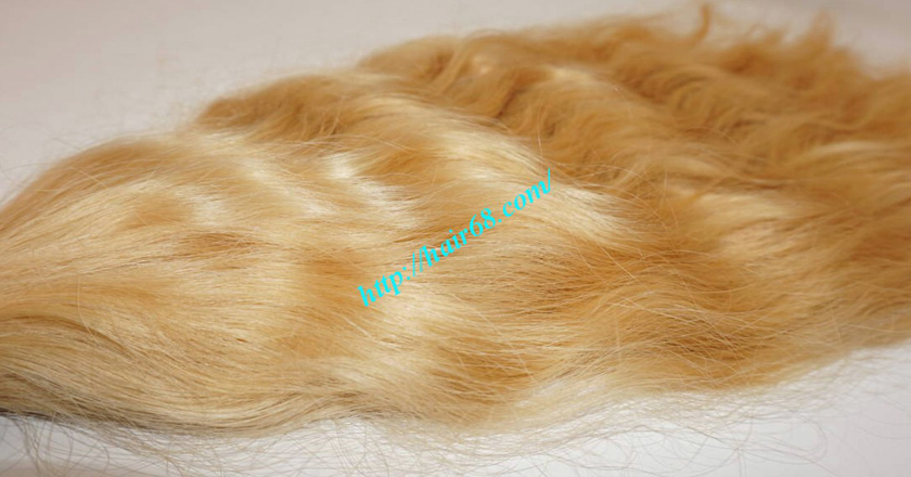 22 inch blonde hair wavy double drawn 3