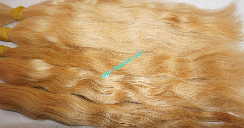 22 inch blonde hair wavy single drawn 2