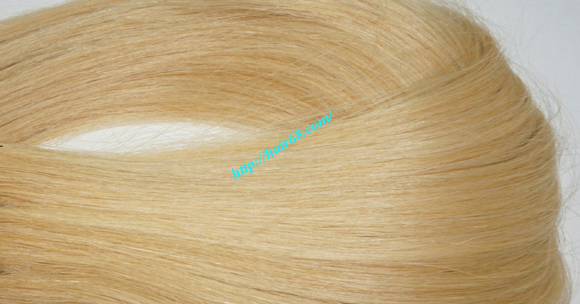 22 inch blonde weave hair straight remy hair 3