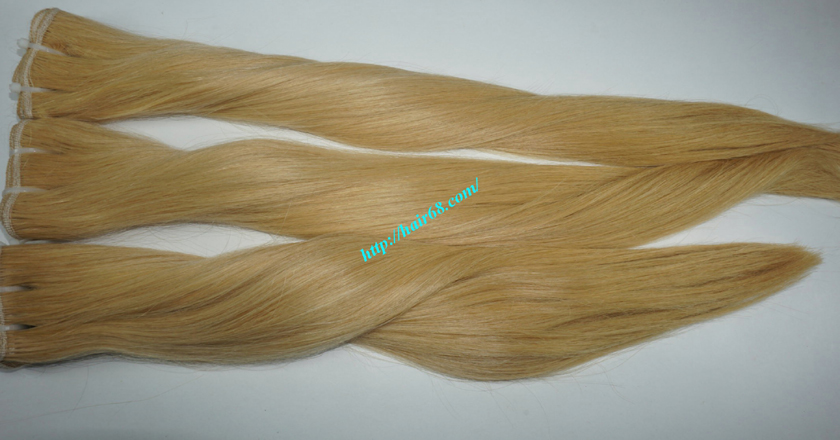 22 inch blonde weave hair straight remy hair 5