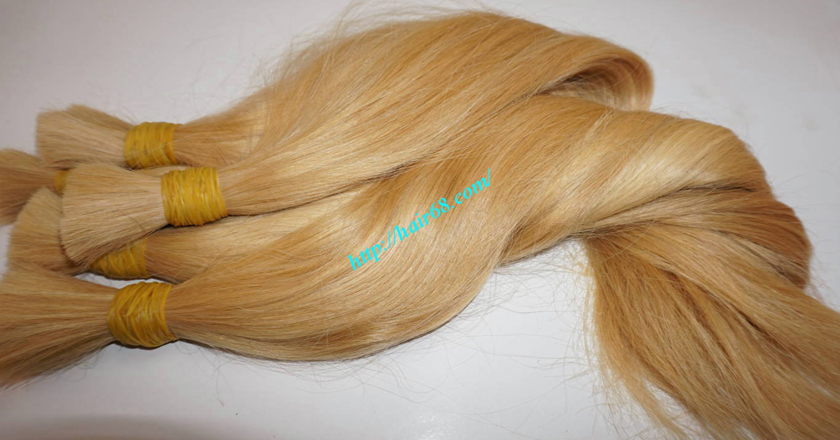 24 inch blonde hair straight single drawn 2