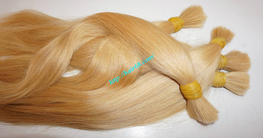 24 inch blonde hair straight single drawn 4