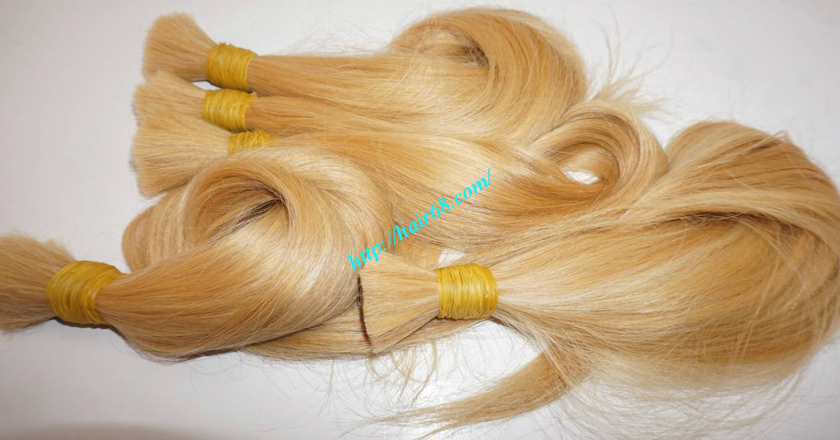 24 inch blonde hair straight single drawn 6