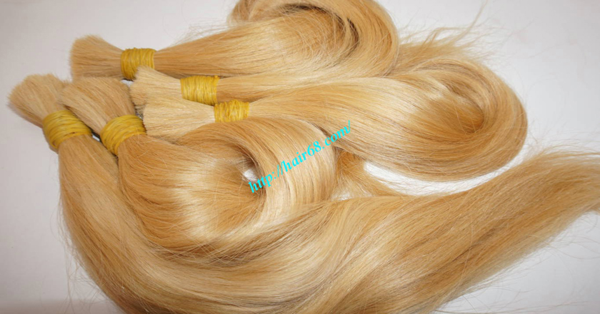 24 inch blonde hair straight single drawn 7