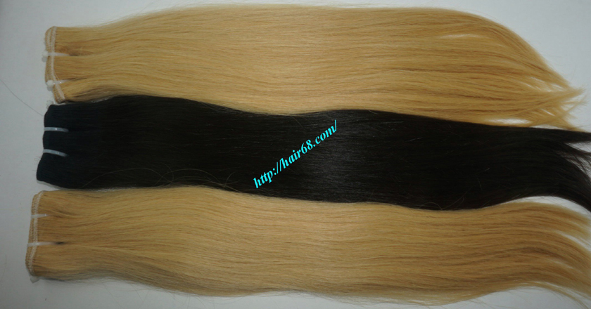 24 inch blonde weave hair straight remy hair 9