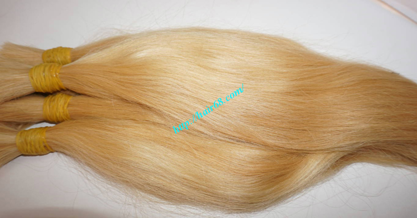 26 inch blonde hair straight single drawn 1