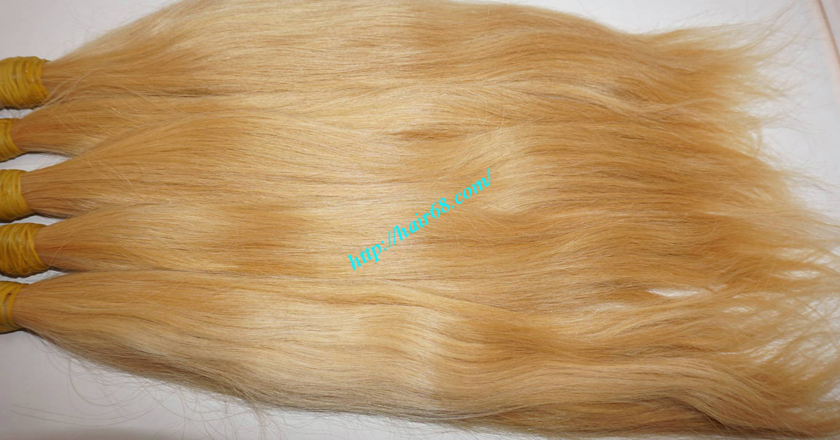 26 inch blonde hair straight single drawn 6