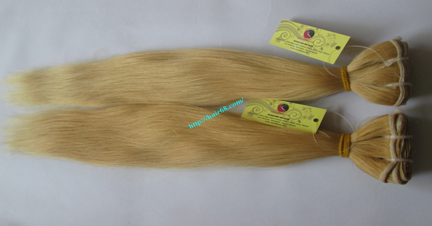 26 inch blonde weave hair straight remy hair 5