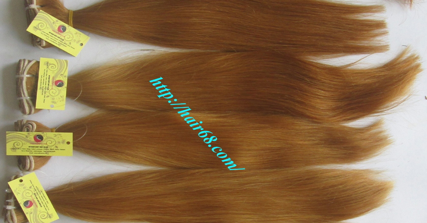 26 inch blonde weave hair straight remy hair 7