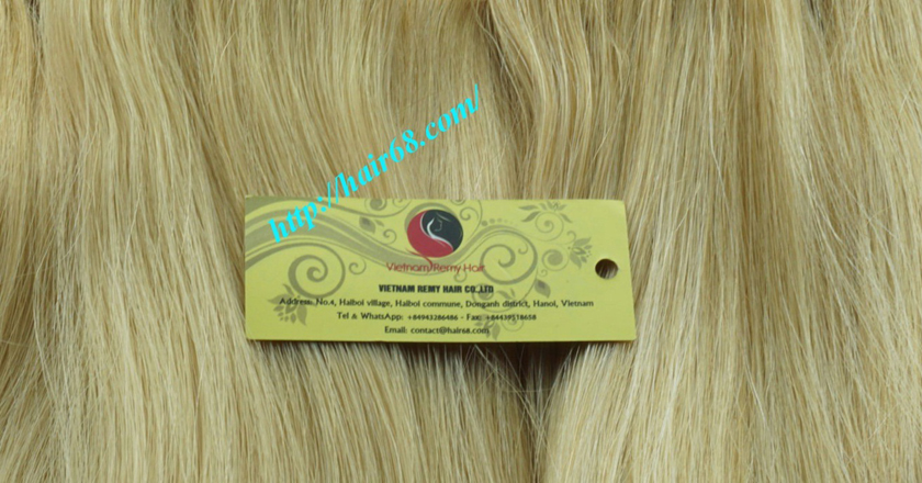 28 inch blonde weave hair straight remy hair 3