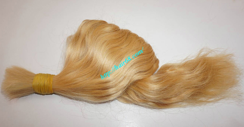 30 inch blonde hair wavy double drawn 2