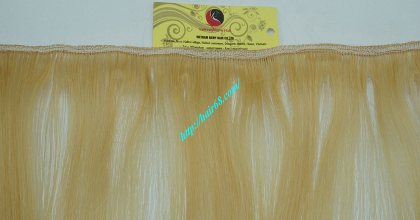 30 inch blonde weave hair straight remy hair 2