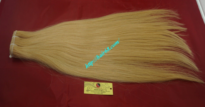 30 inch blonde weave hair straight remy hair 5