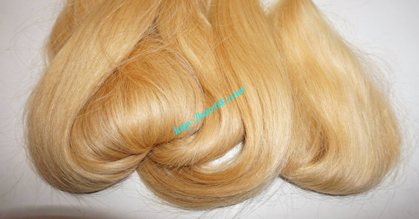 32 inch blonde hair straight single drawn 2