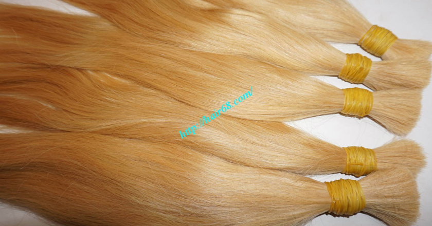 32 inch blonde hair straight single drawn 3