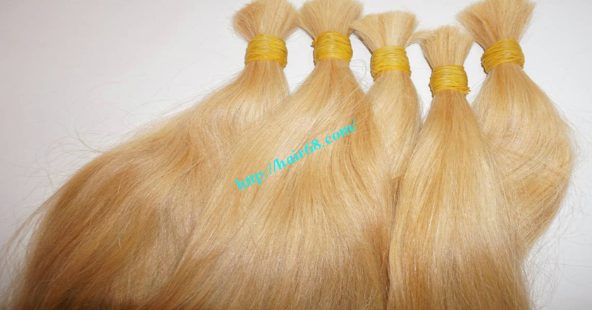 32 inch blonde hair straight single drawn 6