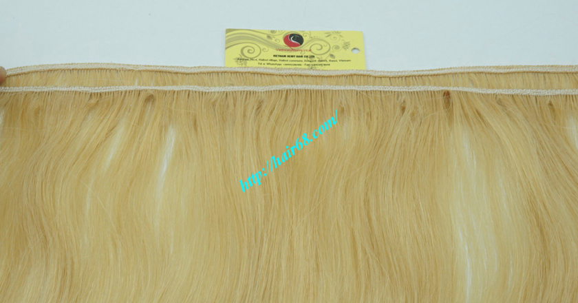 32 inch blonde weave hair straight remy hair 2