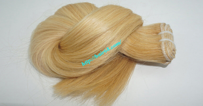 32 inch blonde weave hair straight remy hair 6