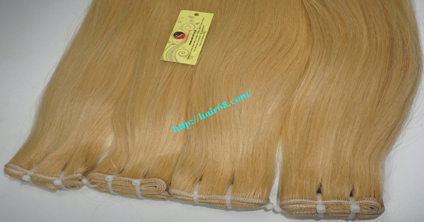 32 inch blonde weave hair straight remy hair 8