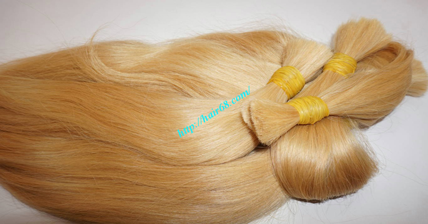 8 inch blonde hair straight single drawn 8