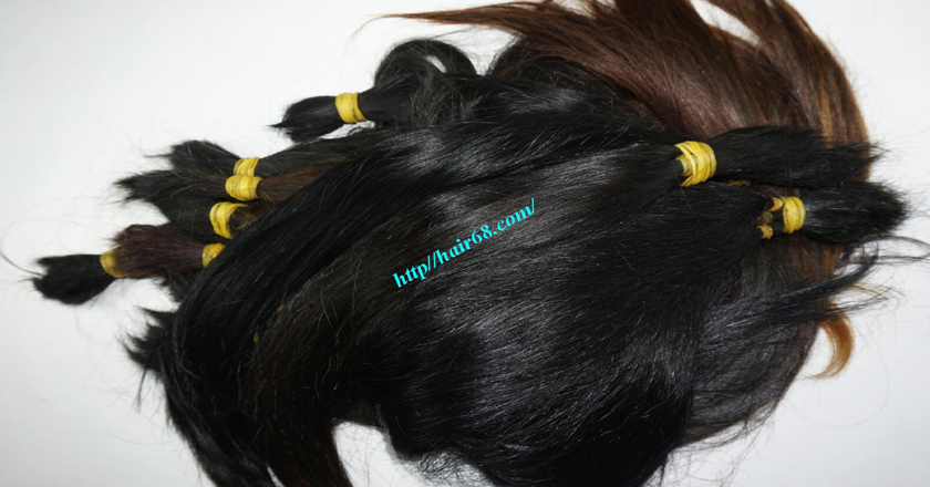 10 inch cheap human hair straight single drawn 4