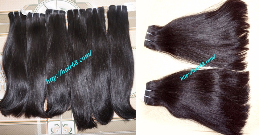 10 inch straight weave hair super double 2