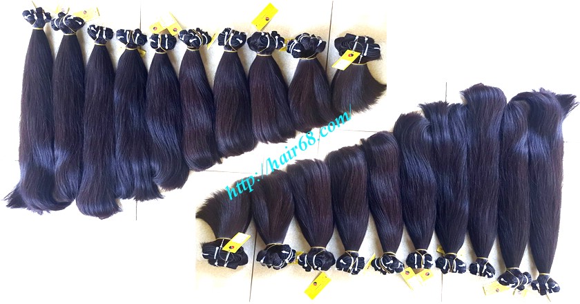 10 inch straight weave hair super double 4