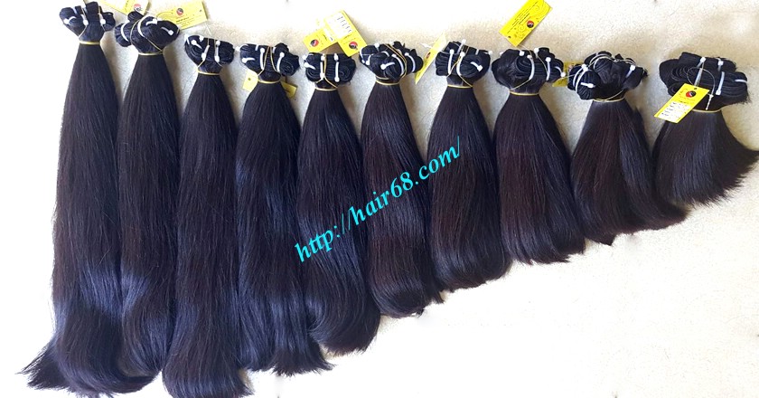 10 inch straight weave hair super double 5