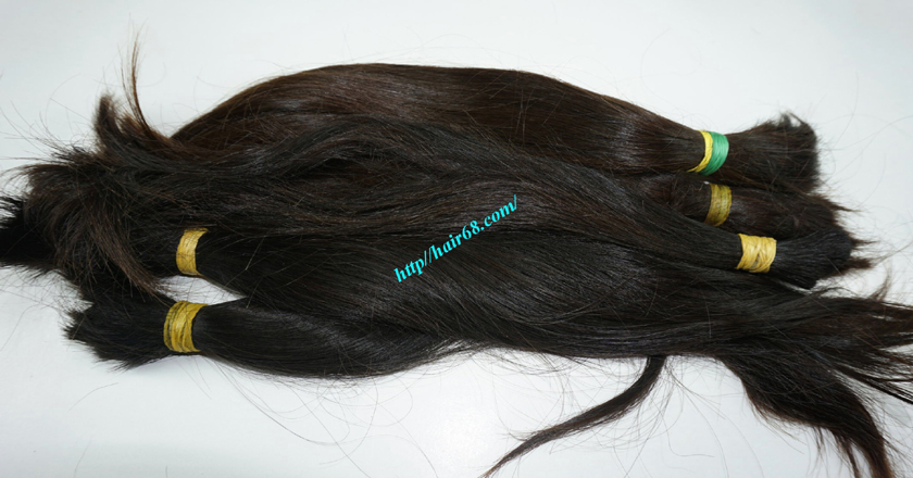 12 inch cheap human hair straight double drawn 4