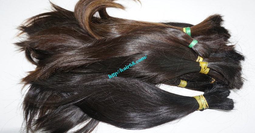 12 inch cheap human hair straight double drawn 5