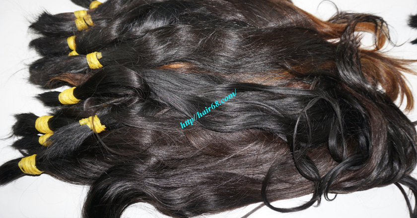 12 inch cheap human hair straight single drawn 4