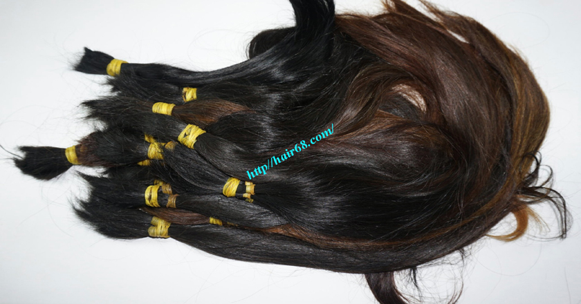 14 inch cheap human hair straight single drawn 4