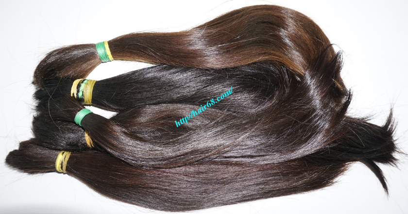 16 inch cheap human hair straight double drawn 3