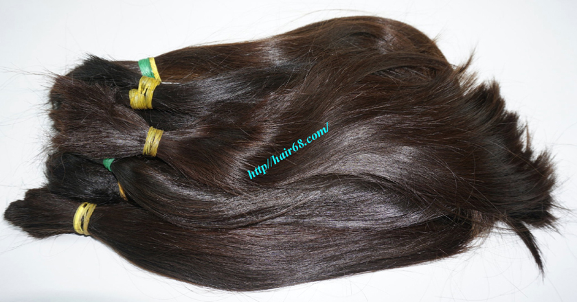 16 inch cheap human hair straight double drawn 5