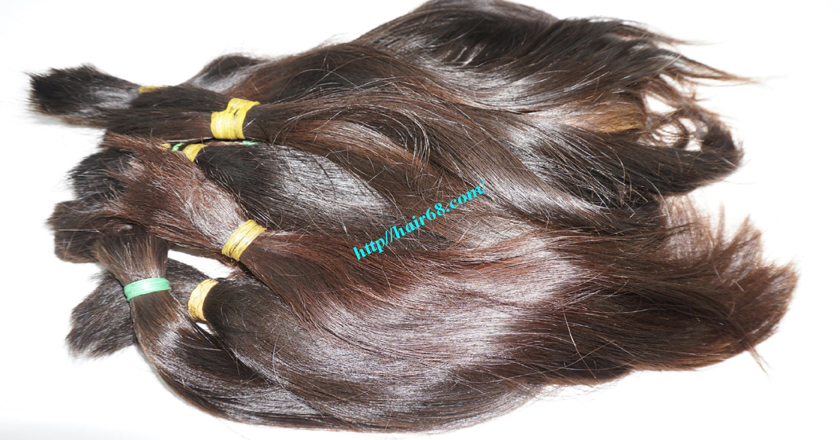 18 inch cheap human hair straight double drawn 2