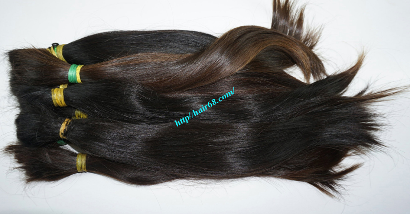 18 inch cheap human hair straight double drawn 4