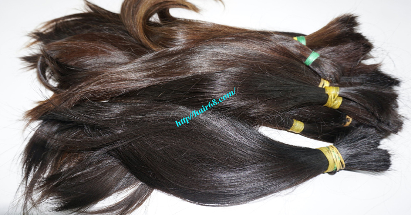 18 inch cheap human hair straight single drawn 1