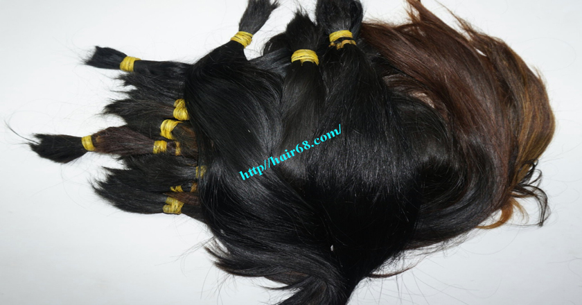 18 inch cheap human hair straight single drawn 2