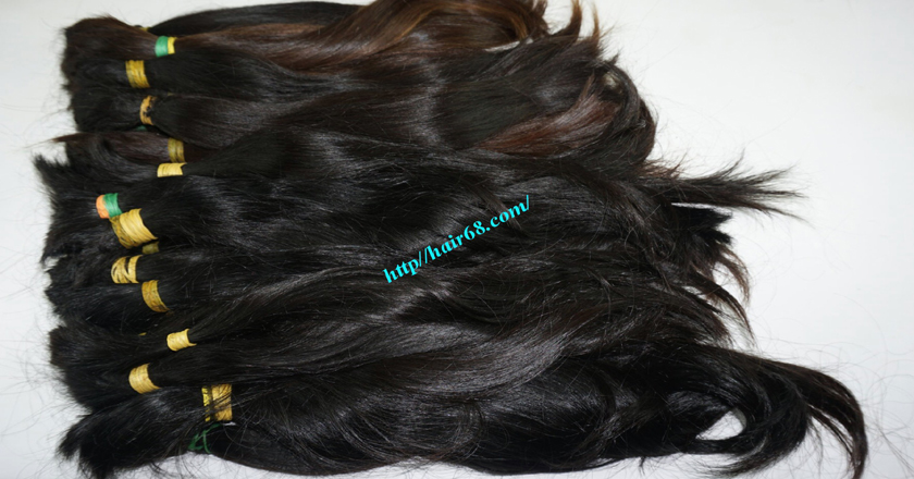 20 inch cheap human hair straight double drawn 3