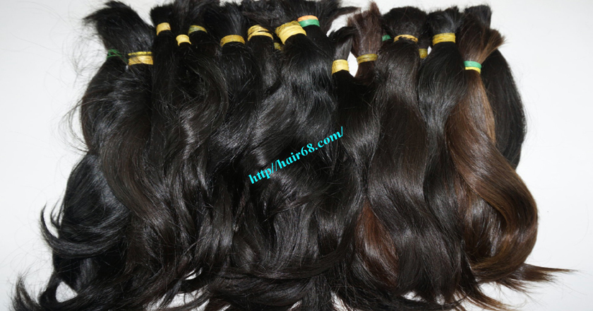 20 inch cheap human hair straight double drawn 4