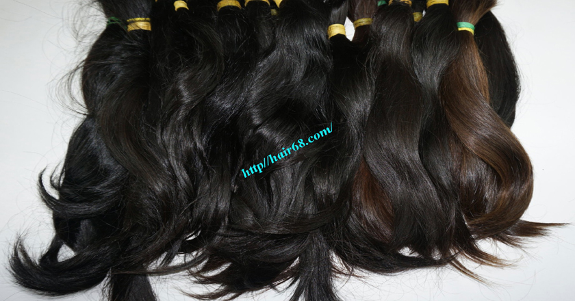 20 inch cheap human hair straight double drawn 5