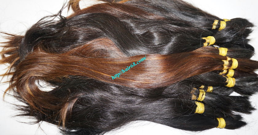 20 inch cheap human hair straight single drawn 1