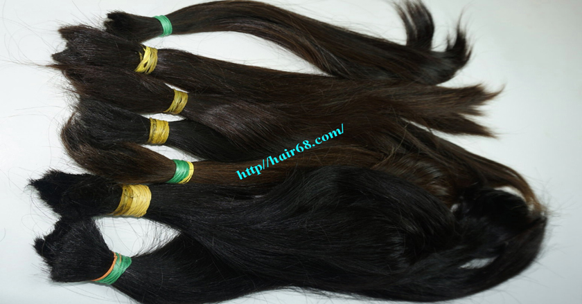 24 inch cheap human hair straight double drawn 1