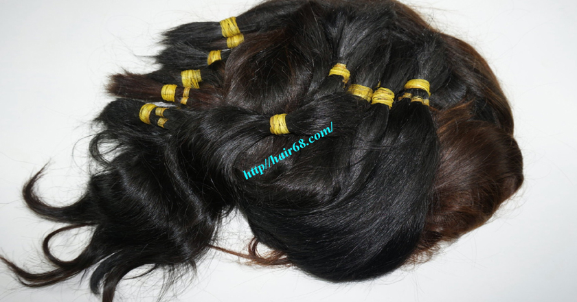 24 icnh cheap human hair straight single drawn 1