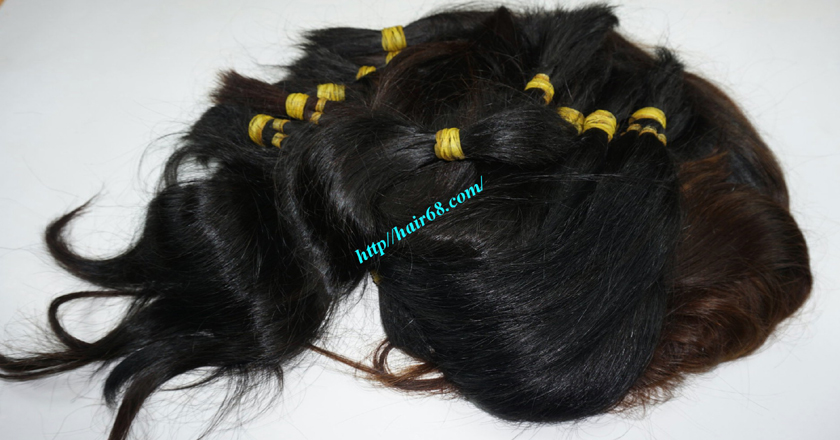 24 icnh cheap human hair straight single drawn 2