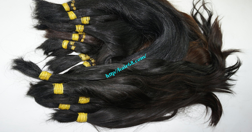 24 icnh cheap human hair straight single drawn 3