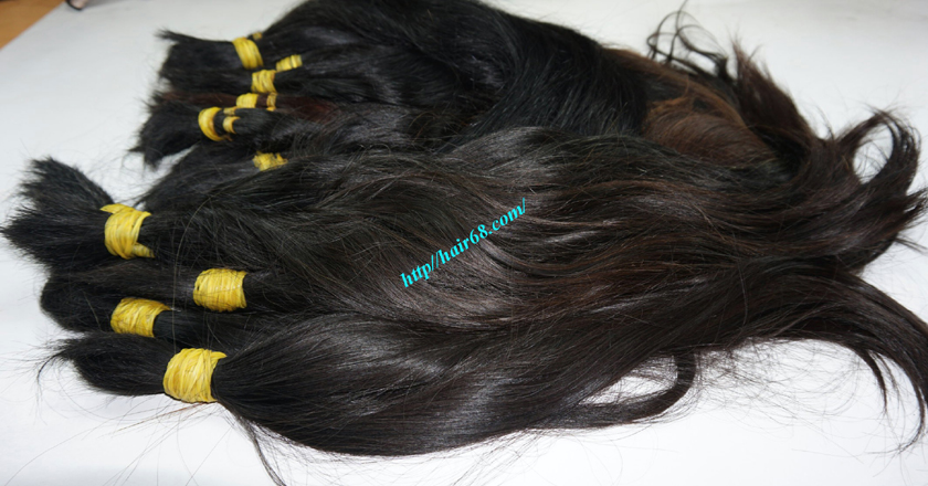 24 icnh cheap human hair straight single drawn 4