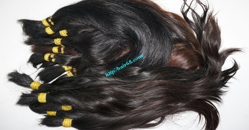 24 icnh cheap human hair straight single drawn 5