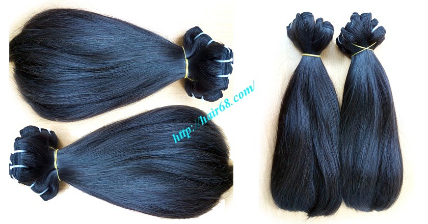 24 inch straight weave hair super double 2