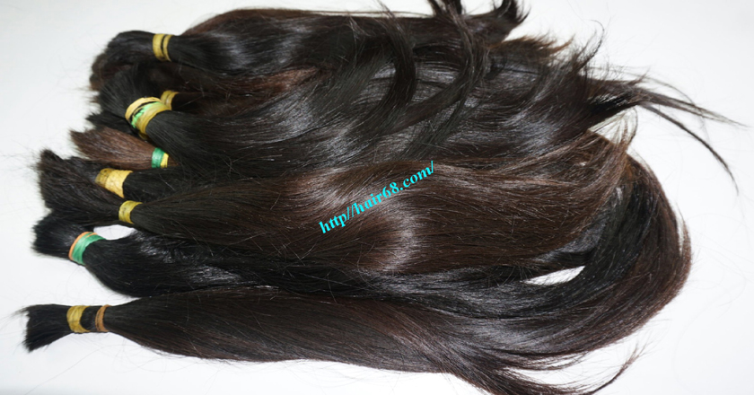 26 inch cheap human hair straight double drawn 2